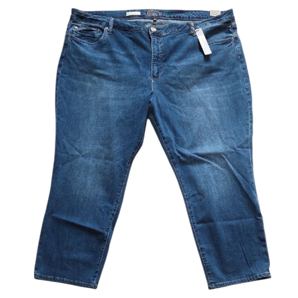 Kut from the Kloth Ankle Straight Leg Jeans